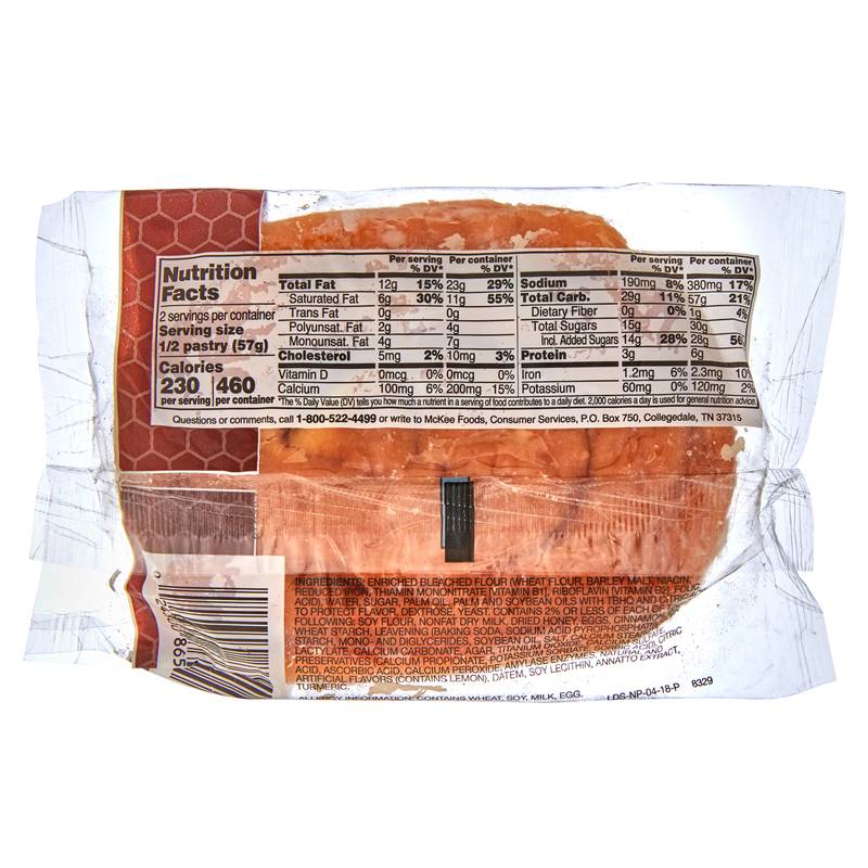 Little Debbie Glazed Honey Bun 4oz