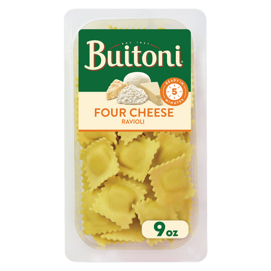 Buitoni Refrigerated Four Cheese Ravioli Pasta - 9oz