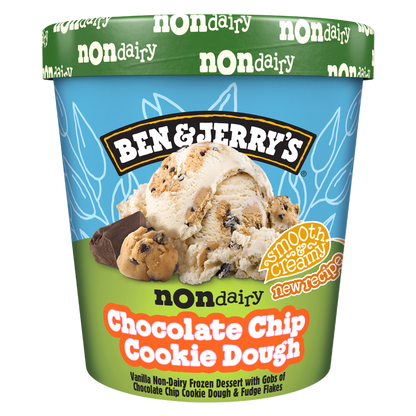 Ben & Jerry's Non-Dairy Chocolate Chip Cookie Dough Dessert Pint