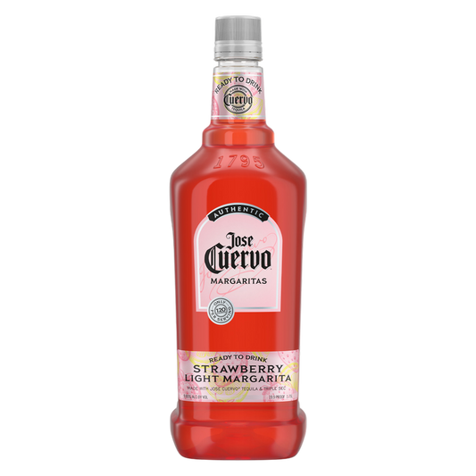 Jose Cuervo Authentic Margarita Strawberry Light Ready to Drink Cocktail 1.75L 9.95% ABV