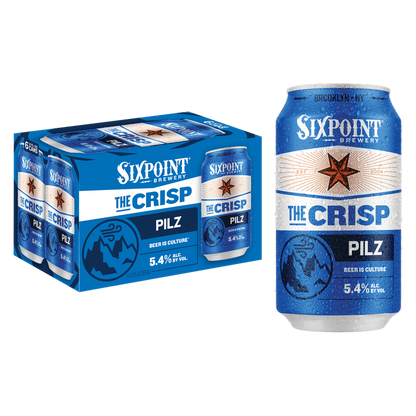 Sixpoint The Crisp 12oz 6pk Cans 5.4% ABV