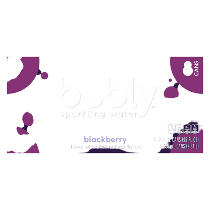 Bubly Blackberry 8pk 12oz Can