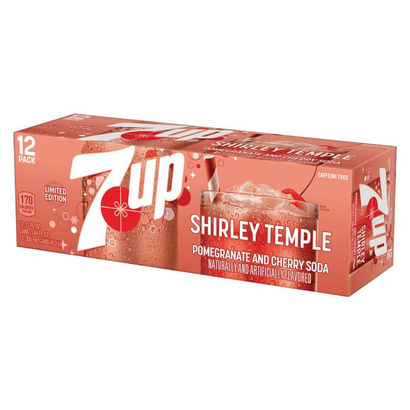7up Shirley Temple 12pk 12oz Can