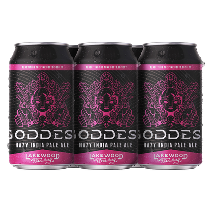 Lakewood Brewing Goddess Hazy IPA 6pk 12oz Can 6.7% ABV