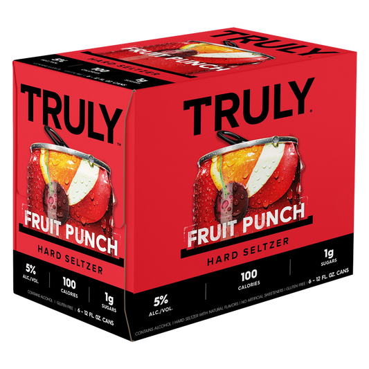 Truly Hard Seltzer Fruit Punch 6pk 12oz Cans