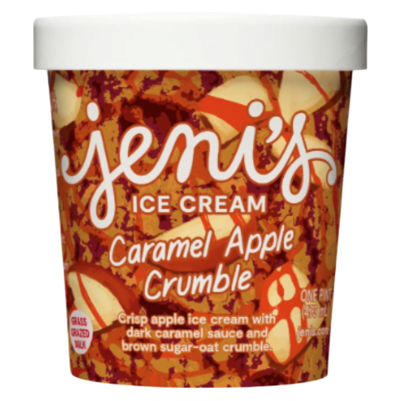 Jeni's Caramel Apple Crumble Pint 16 oz