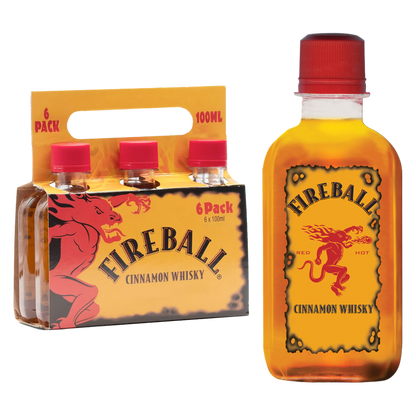 Fireball Cinnamon 6pk 100ml (33 Proof)