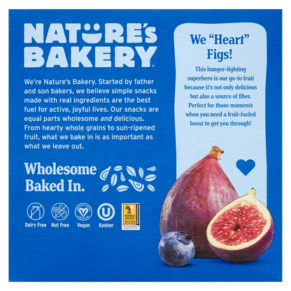 Nature's Bakery Whole Wheat Blueberry Fig Bars 6ct