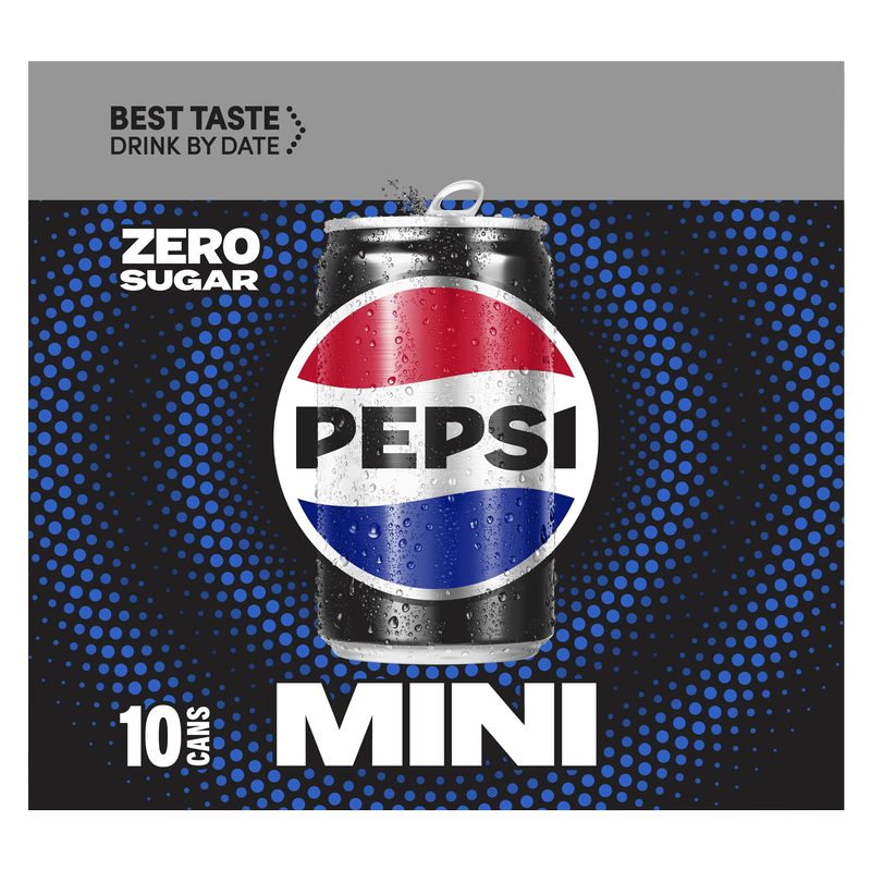 Pepsi Zero Sugar 10pk 7.5oz Mini Can