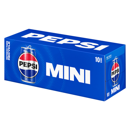 Pepsi 10pk 7.5oz Mini Can