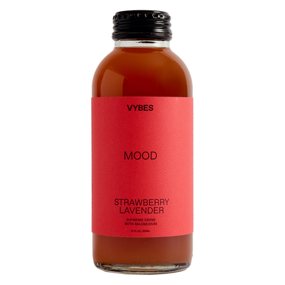 VYBES Strawberry Lavender Mood Drink 12oz Btl