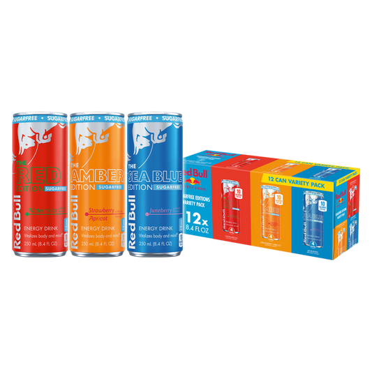 Red Bull Sugar-Free Energy Drink Variety Pack 12pk 8.4oz Cans