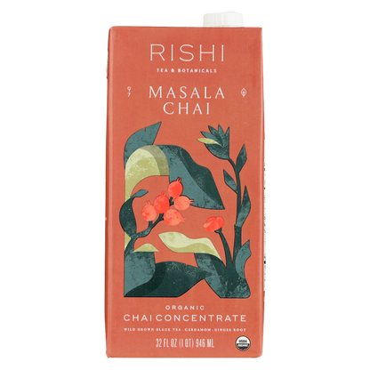 Rishi Tea Organic Masala Chai Concentrate 32oz Ctn