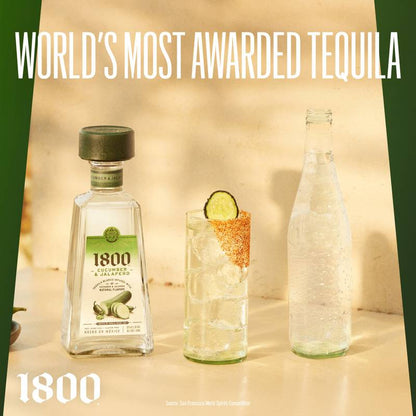 1800 Cucumber & Jalapeño Tequila 750ml (70 Proof)