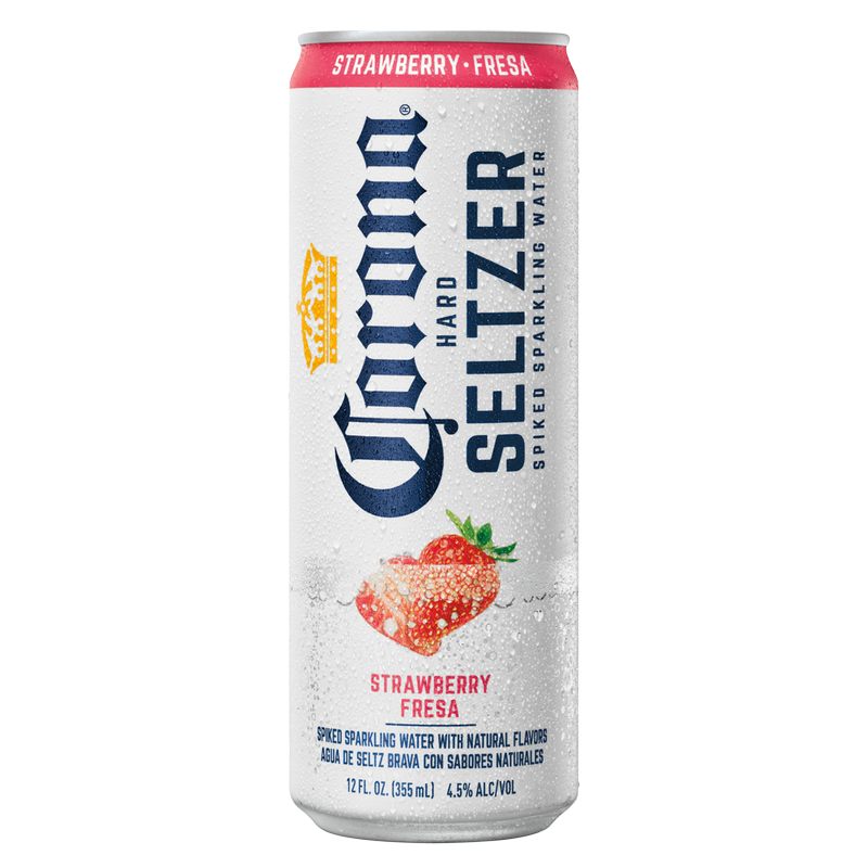 Corona Strawberry Hard Seltzer Single 12oz Can 4.5% ABV