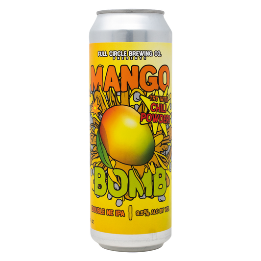Full Circle Brewing Co. Mango Bomb Double NE IPA (19.2 OZ CAN)