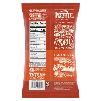 Kettle Brand Backyard Barbeque Chips 7.5oz