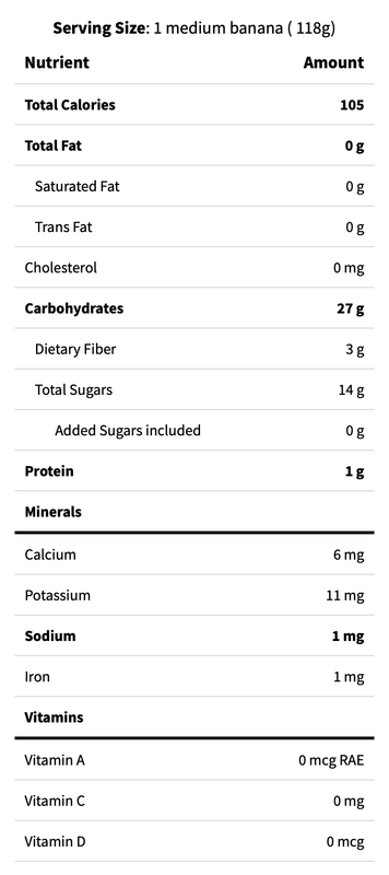 Organic Banana - 1ct