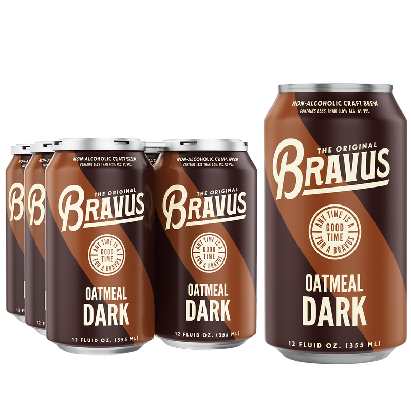 Bravus Brewing Co. Non-Alcoholic Oatmeal Stout 6pk 12oz Cans