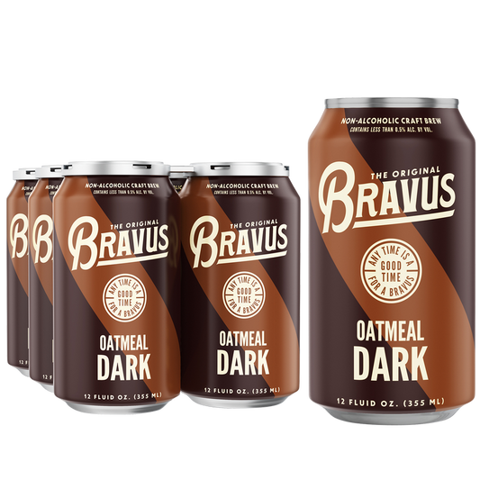 Bravus Brewing Co. Non-Alcoholic Oatmeal Stout 6pk 12oz Cans
