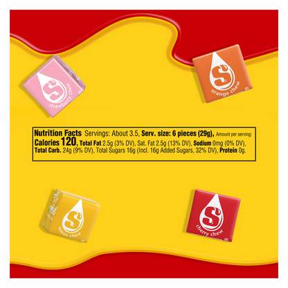 Starburst Original Fruit Chews Share Size 3.45oz
