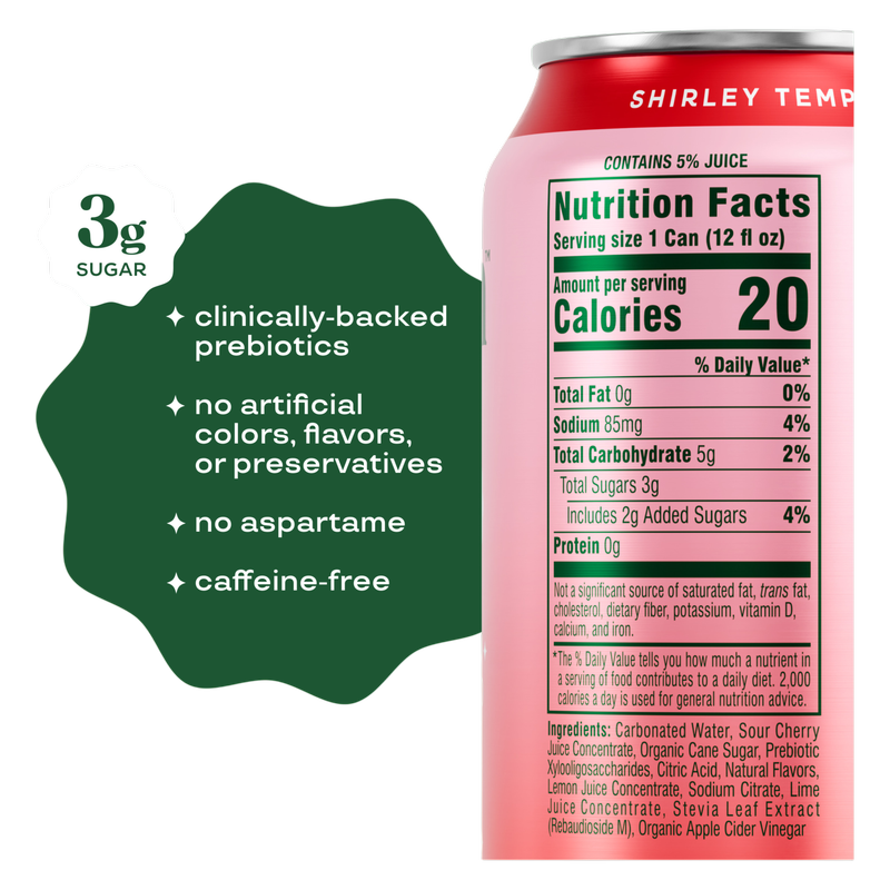 Bloom Pop Shirley Temple 12oz Can