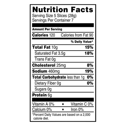 Hillshire Farm Ultra Thin Sliced Uncured Hard Salami - 7oz