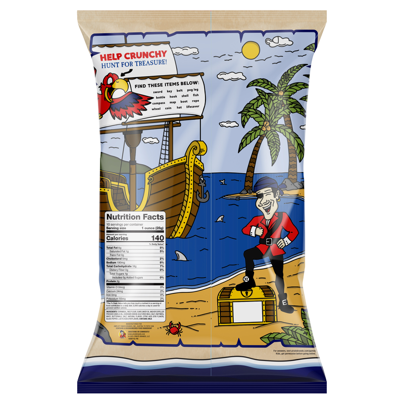 Pirate's Booty Aged White Cheddar Rice & Corn Snack 10oz
