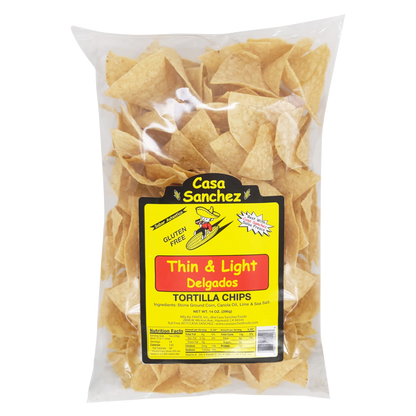 Casa Sanchez Thin & Light Tortilla Chips 14oz