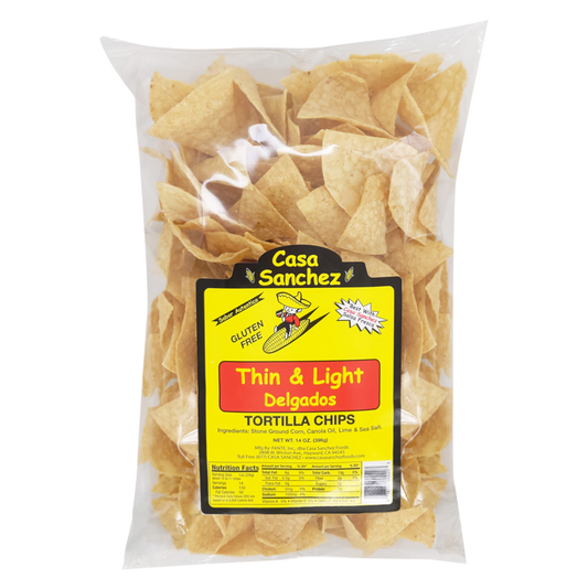 Casa Sanchez Thin & Light Tortilla Chips 14oz