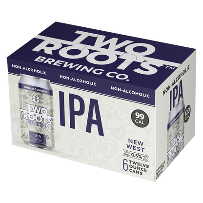 Two Roots Brewing New West IPA Non-Alcoholic 6pk 12oz Can