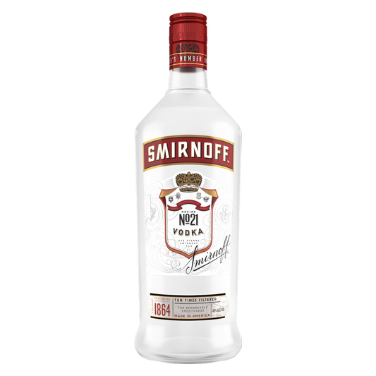 Smirnoff Vodka Plastic 1.75L (80 Proof)