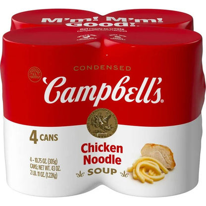Campbell's Condensed Chicken Noodle Soup 10.75oz, 4-Pack