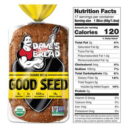 Dave's Killer Bread Organic Good Seed Sliced Bread - 27oz