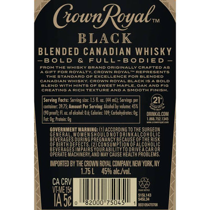 Crown Royal Black 1.75L