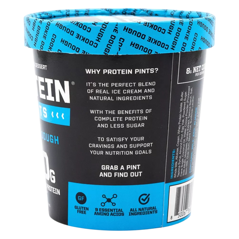 Protein Pints Cookie Dough Protein Ice Cream 16oz