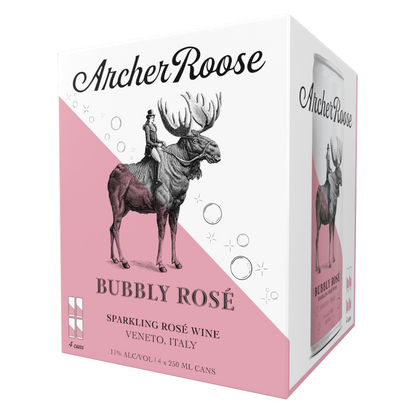 Archer Roose Wines Bubbly Rose 4pk 250ml Cans