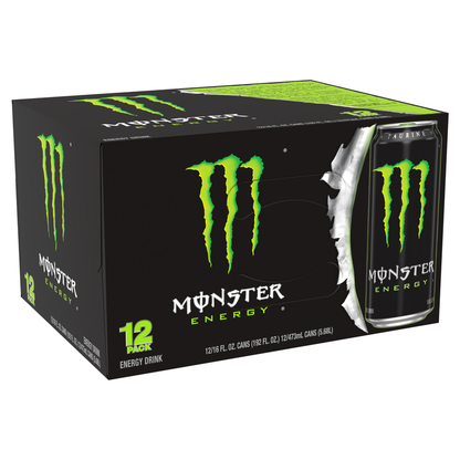 Monster Energy 12pk 16oz Can -XL