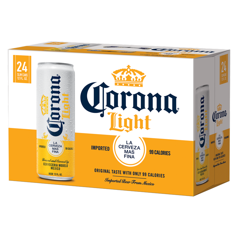Corona Light 24pk 12oz Can 4% ABV