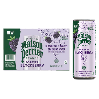 Maison Perrier Sparkling Forever Blackberry 8pk 11.15oz Can