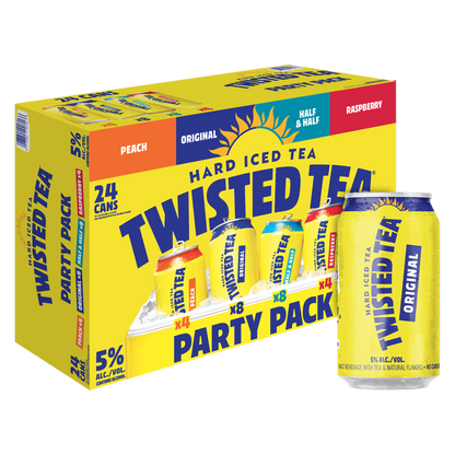 Twisted Tea Party Pack 24pk 12oz Cans 5% ABV