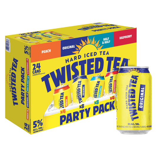 Twisted Tea Party Pack 24pk 12oz Cans 5% ABV