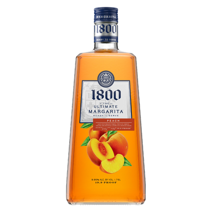 1800 The Ultimate Margarita Peach Ready to Drink Cocktail 1.75L 9.95% ABV