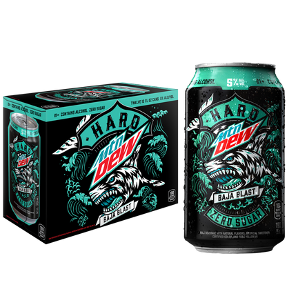 MTN DEW® Hard Zero Sugar Baja Blast 12pk 12oz Can 5% ABV