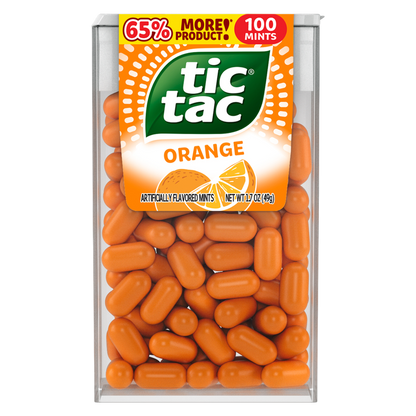 Tic Tac Orange Mints, On-The-Go Refreshment, 1.7 oz