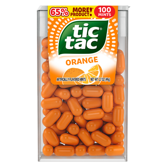 Tic Tac Orange Mints, On-The-Go Refreshment, 1.7 oz