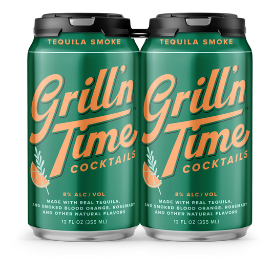 Grill'N Time Tequila Smoke 4pk 12oz Can 8%ABV