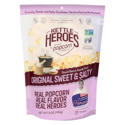Kettle Heroes Original Sweet and Salty Popcorn, 5oz