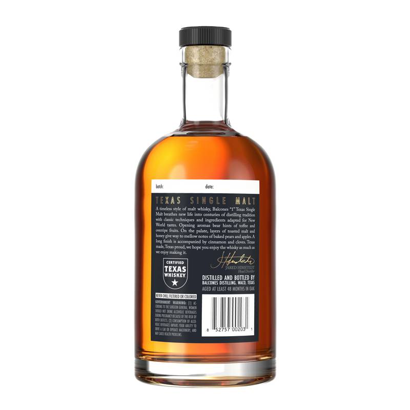 Balcones Texas Single Malt 750ml