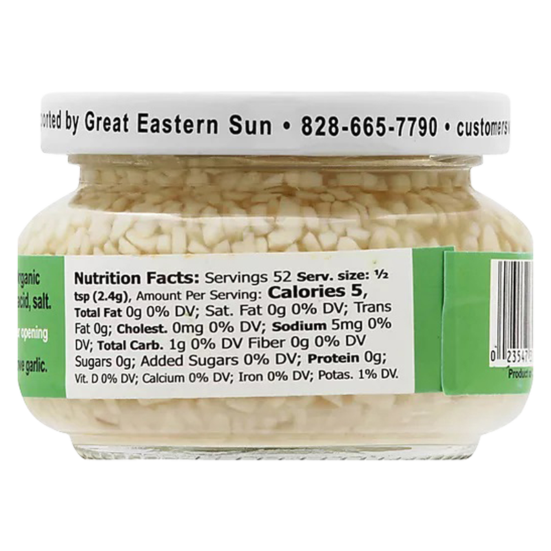Emperor's Kitchen Organic Chopped Garlic 4.5oz